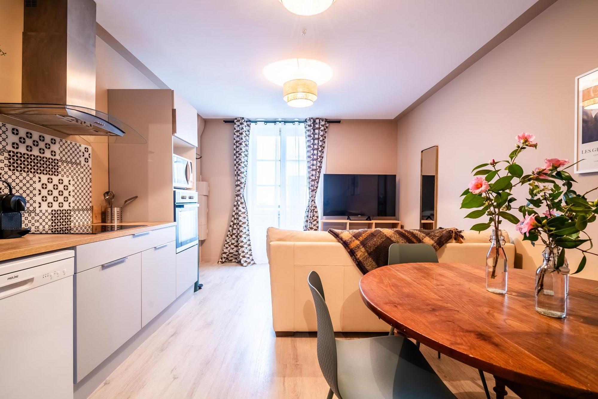 Mon Appart'Hotel - Gare De Limoges - Duplex 2 Chambres - Parking En Supp Eksteriør billede