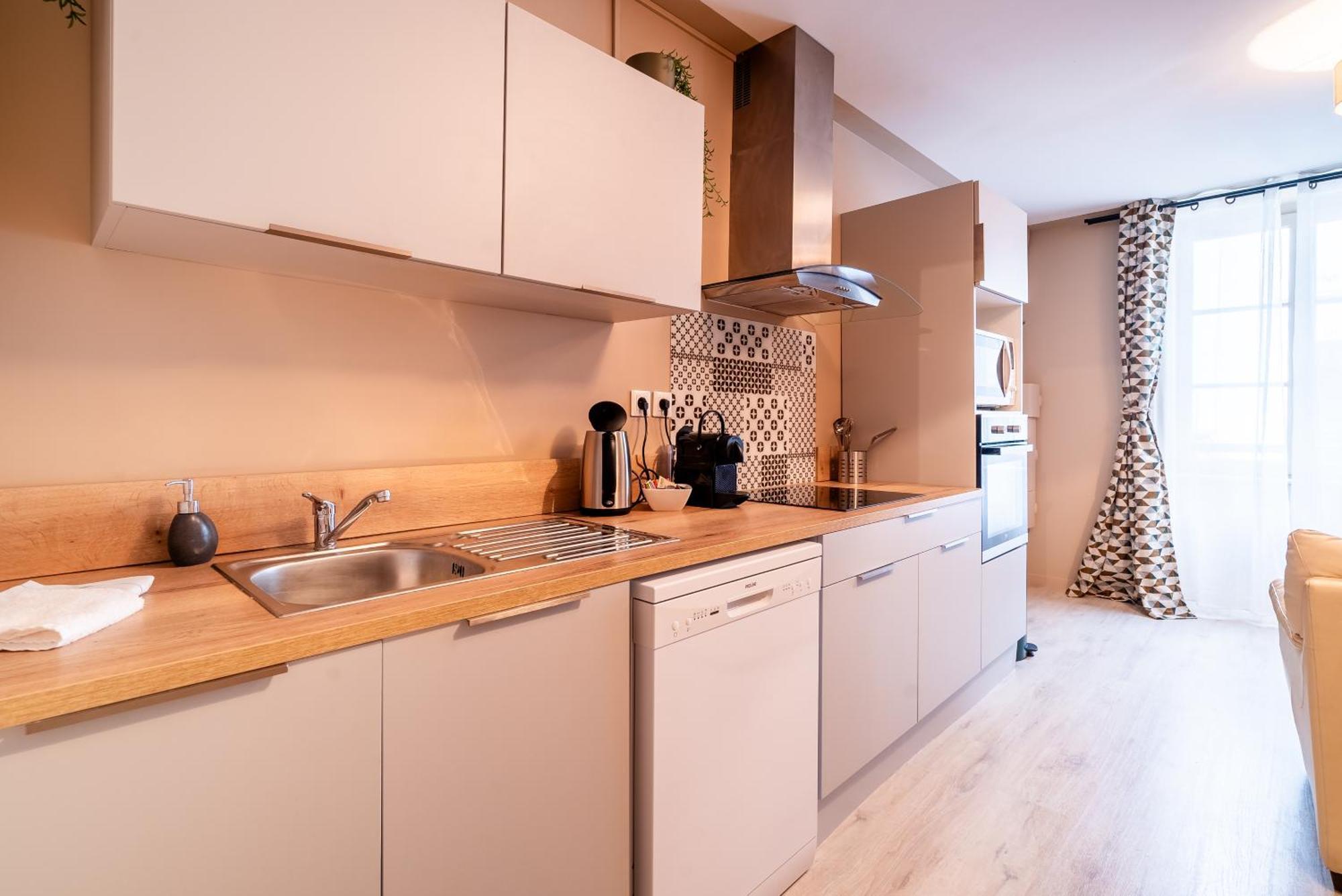 Mon Appart'Hotel - Gare De Limoges - Duplex 2 Chambres - Parking En Supp Eksteriør billede