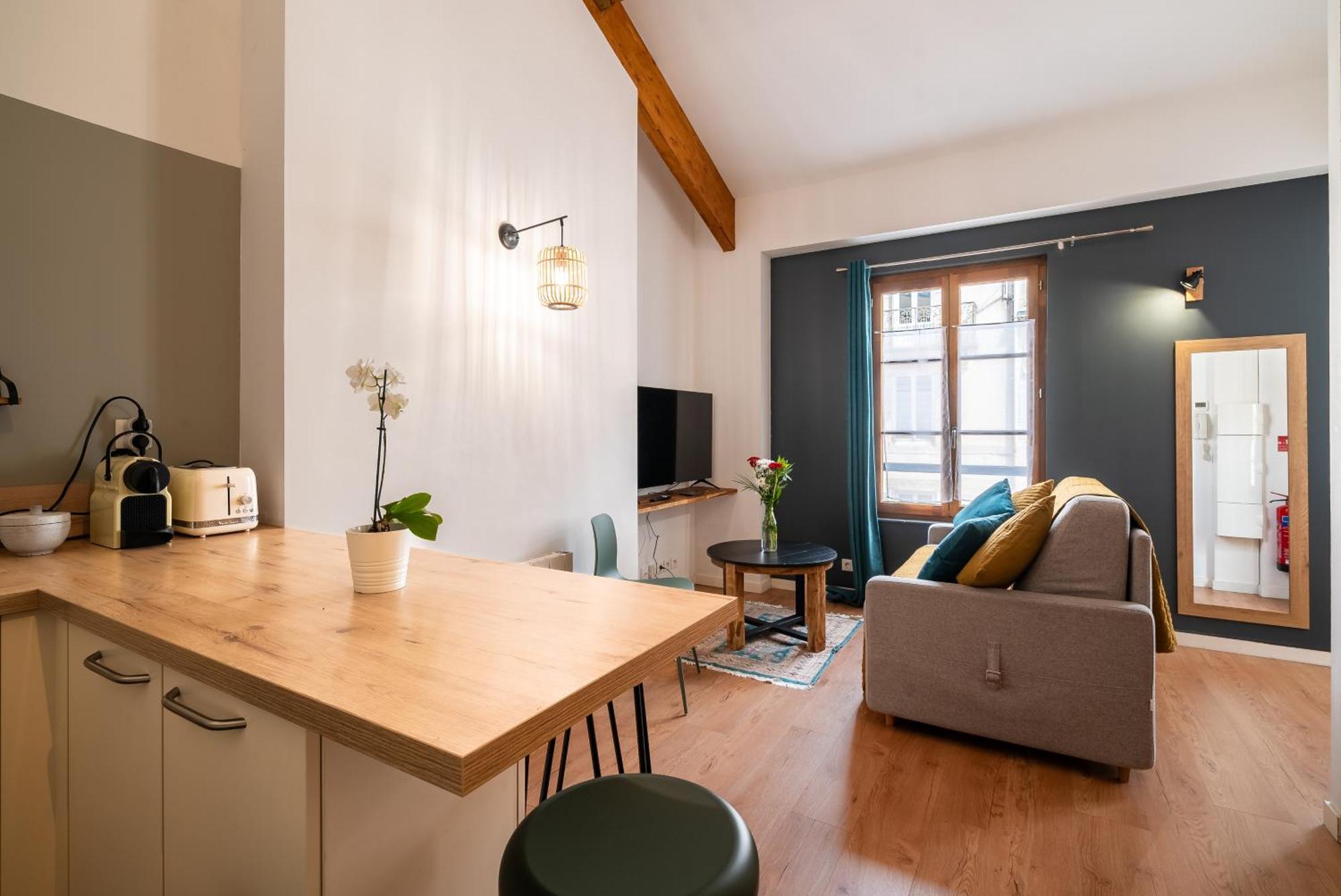 Mon Appart'Hotel - Gare De Limoges - Duplex 2 Chambres - Parking En Supp Eksteriør billede
